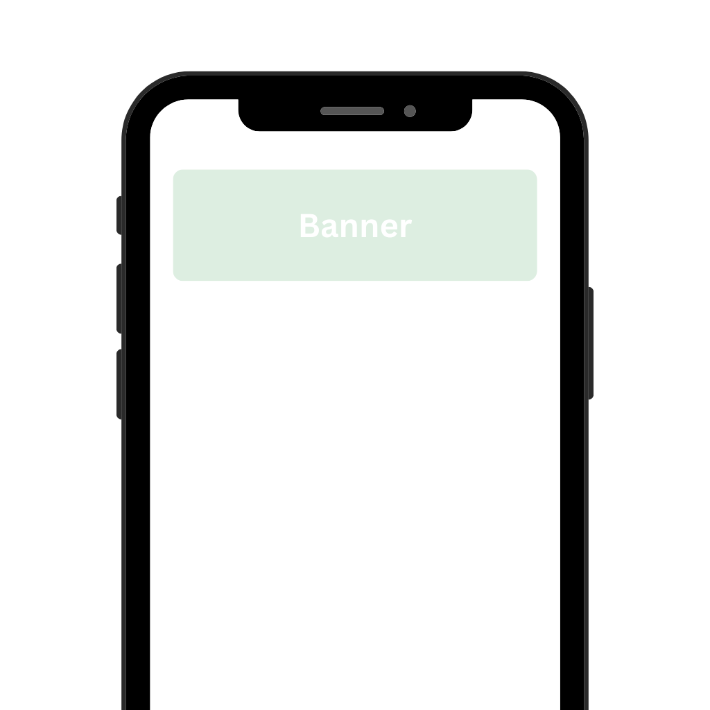 Example banner ad format